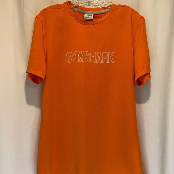 Gymshark Other - Gymshark Orange Athletic Workout Performance T-shirt Slim Fit Mens Medium